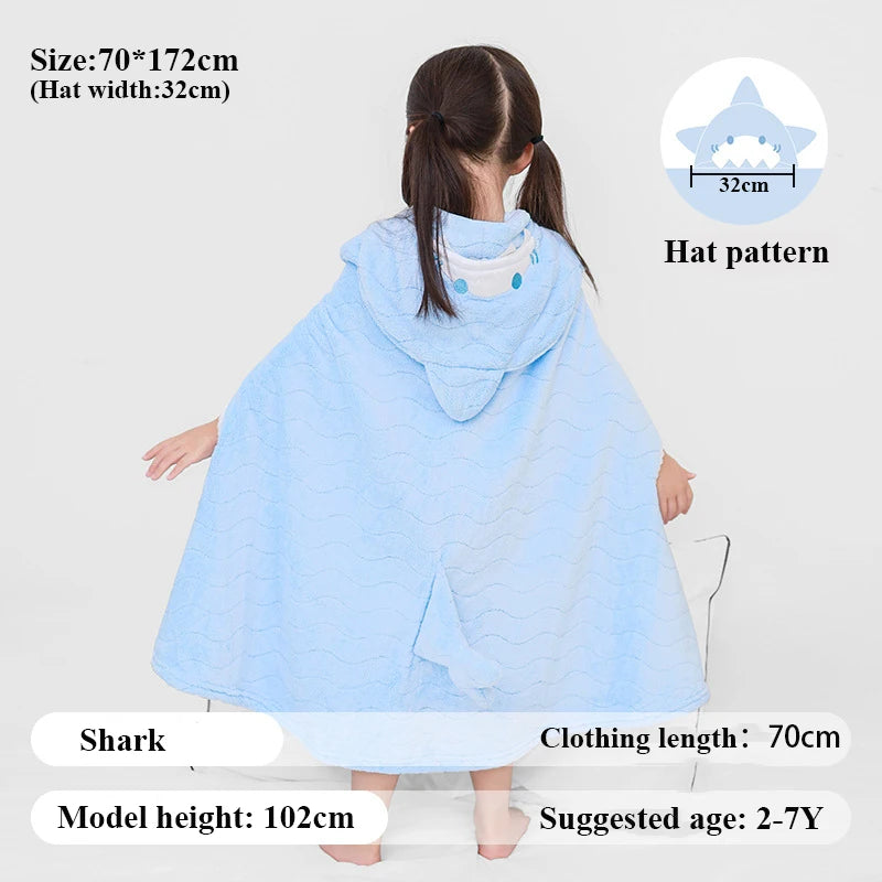 Peignoir de bain bébé rigolo
