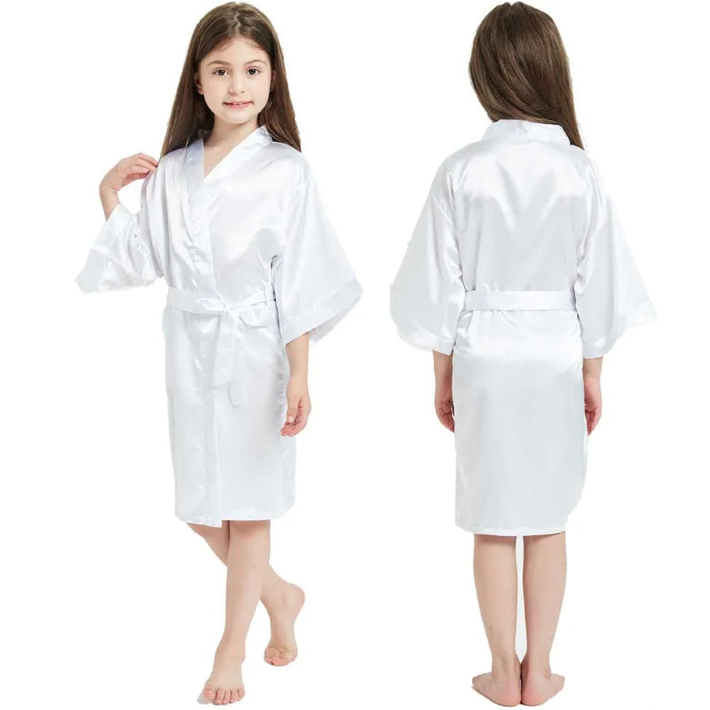 Peignoir_de_bain_14_ans_pas_cher-polyester-manche trois quarts-mi genou-col V-léger-doux-moelleux-confortable-absorbant-printemps-été-blanc
