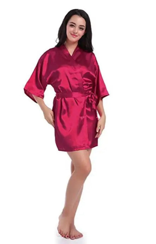 Peignoir_de_bain_16_ans-Popeline_polyester_mince-manche_courte-poche_laterale-col_V-mi-cuisse-absorbant-moelleux-confortable-été-doux-printemps-rose-bonbon