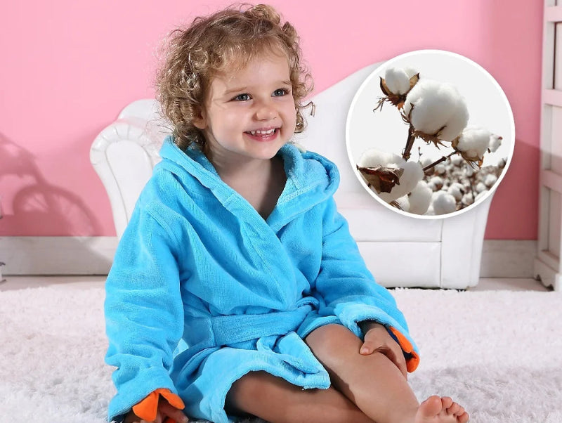 Peignoir_de_bain_bébé-capuche_forme_animale-manche_longue-mi-cuisse-épais-doux-moelleux-confortable-absorbant-printemps-automne-hiver-bleu