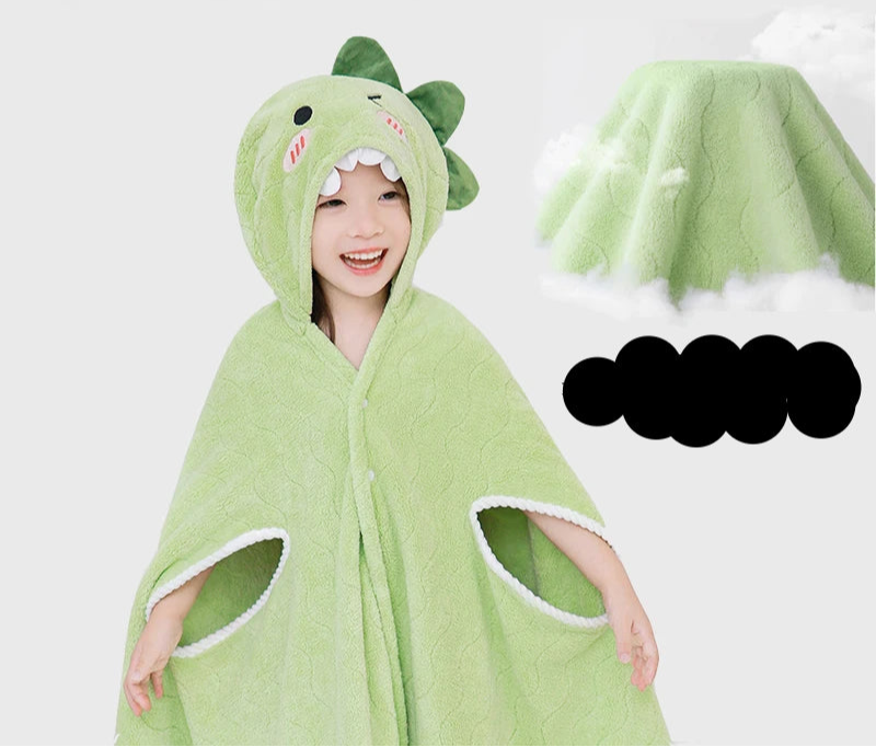 Peignoir_de_bain_bébé-rigolo-capuche-motif-animal-sans-manche-éponge-absorbant-moelleux-confortable-automne-été-