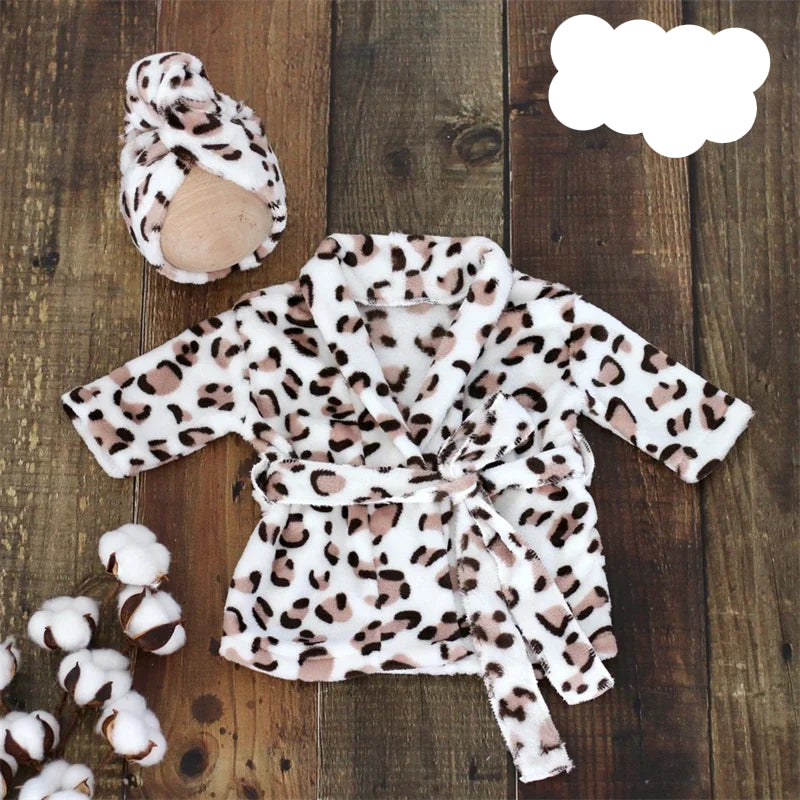 Peignoir_de_bain_best-capuche-ensemble_chaussons_ton_sur_ton-Acrylique_ultra_doux_pour_bebe-motif-animal_dessin_anime_doux_confortable_moelleux-printemps_automne_hiver_marron