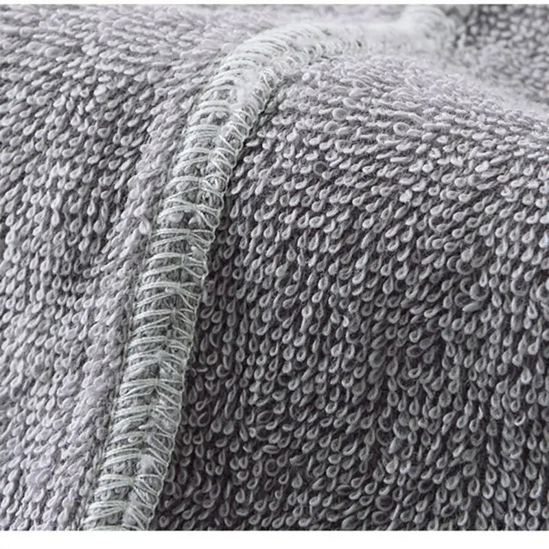Peignoir_de_bain_en_éponge_homme-coton-éponge-manche-longue-col-V-mi-mollet-doux-confortable-printemps-hiver-automne-gris