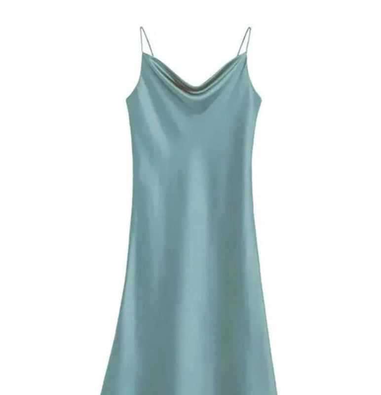 Peignoir_de_bain_en_viscose-satin-polyester-viscose-manche-longue-léger-mi-genou-col-V-absorbant-été-moelleux-confortable-printemps-bleu-ciel