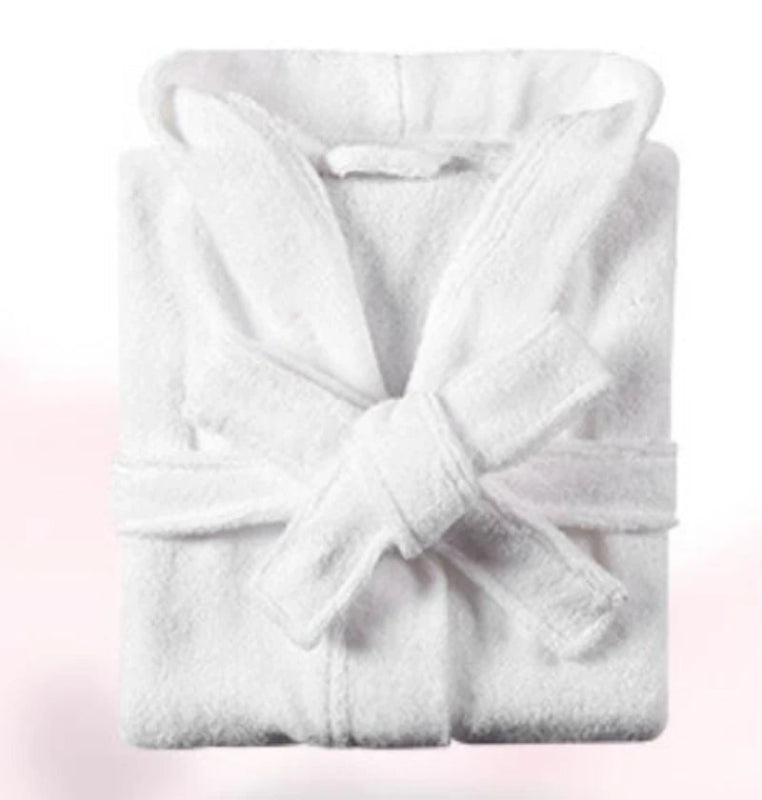 Peignoir_de_bain_enfant_coton_bio-coton-capuche-manche-longue-épais-mi-mollet-doux-confortable-moelleux-éponge-printemps-automne-hiver-blanc