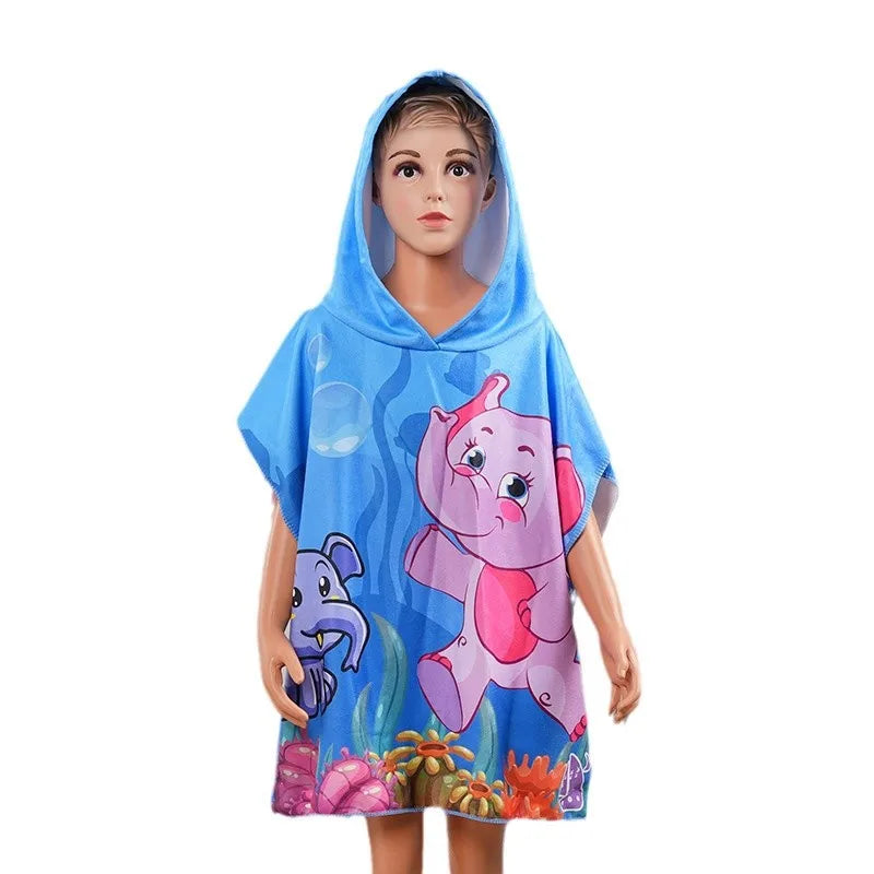 Peignoir_de_bain_enfant_turquoise-polyester-capuche-sans-manche-motif-floral-mi-cuisse-absorbant-moelleux-confortable-printemps-ete-automne-motif-dessin-anime-rose-bleu