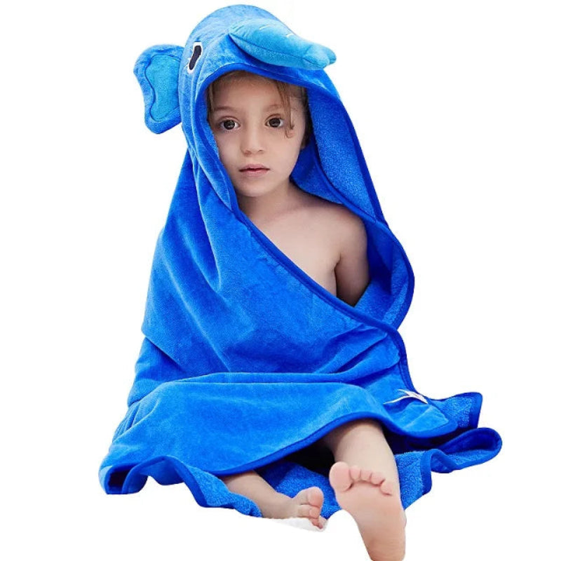 Peignoir_de_bain_enfants_coton-coton-polyester-motif-dessin-anime-capuche-forme-animale-moelleux-doux-absorbant-confortable-printemps-été-automne-bleu-fonce