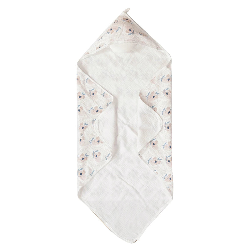 Peignoir_de_bain_enfants_pas_cher-capuche-coton-motif-dessin-animes-foret-forme-rectangle-couverture-doux-moelleux-confortable-absorbant-été-printemps-automne-blanc-fleuri