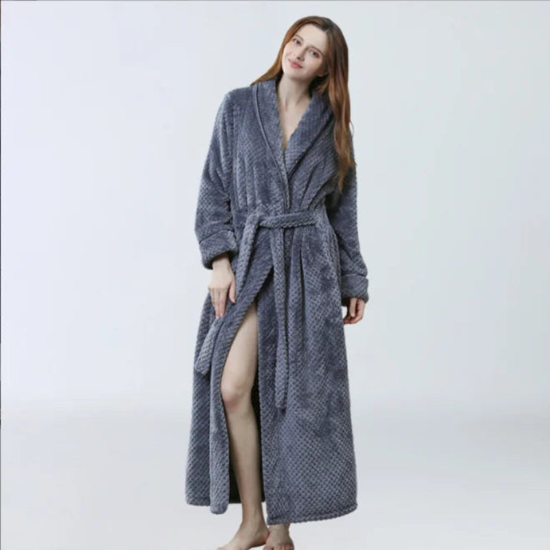 Peignoir_de_bain_femme_tres_long-polyester-velours-manche-longue-longueur-cheville-epais-hiver-absorbant-col-chale-gris
