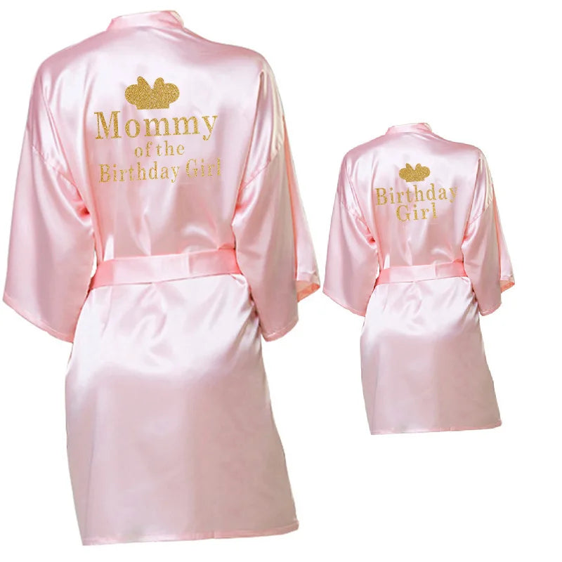 Peignoir de bain fille 6 rose-polyester-satine-manche-longue-été-mi-genou-printemps-absorbant-rose