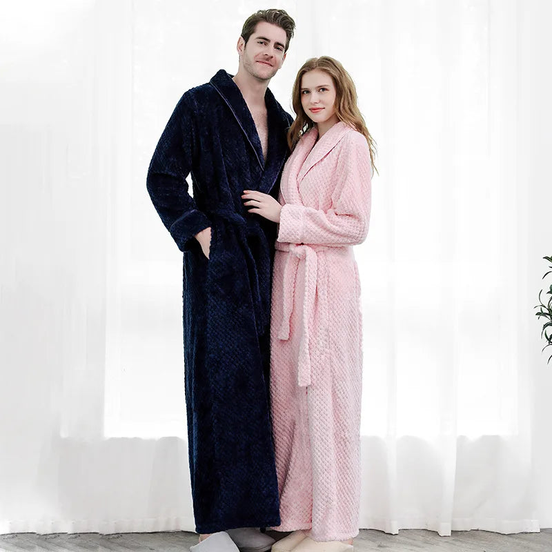 Peignoir de bain homme personnalisé-polyester-corail-absorbant