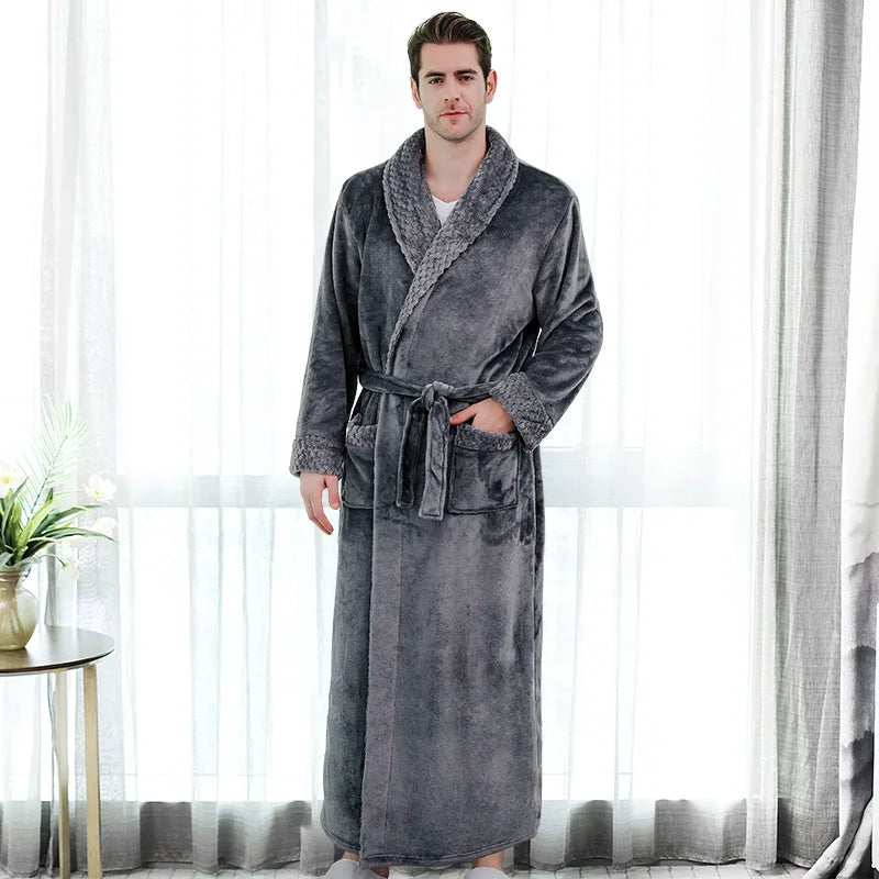 Peignoir_de_bain_homme_personnalise_-polyester-hiver-gris