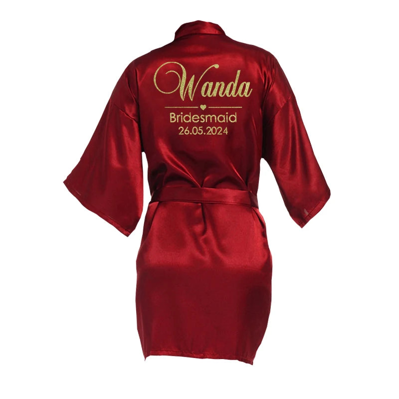 Peignoir_de_bain_personnalise-Non_tissé_polyester-col V-manche courte-mi-cuisse-léger-doux-confortable-moelleux-printemps-été-rouge
