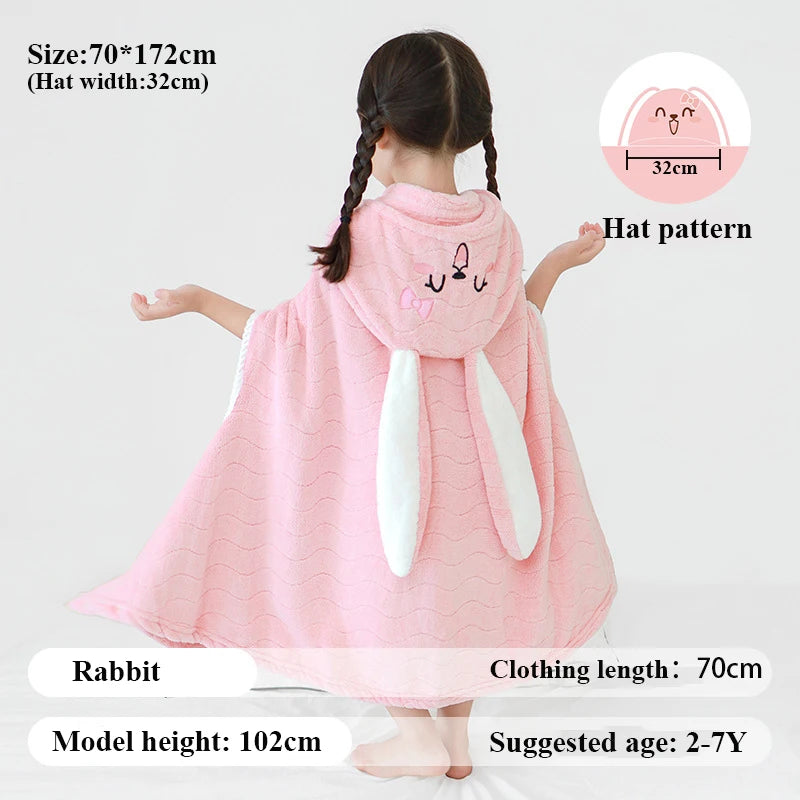 Peignoir de bain bébé rigolo