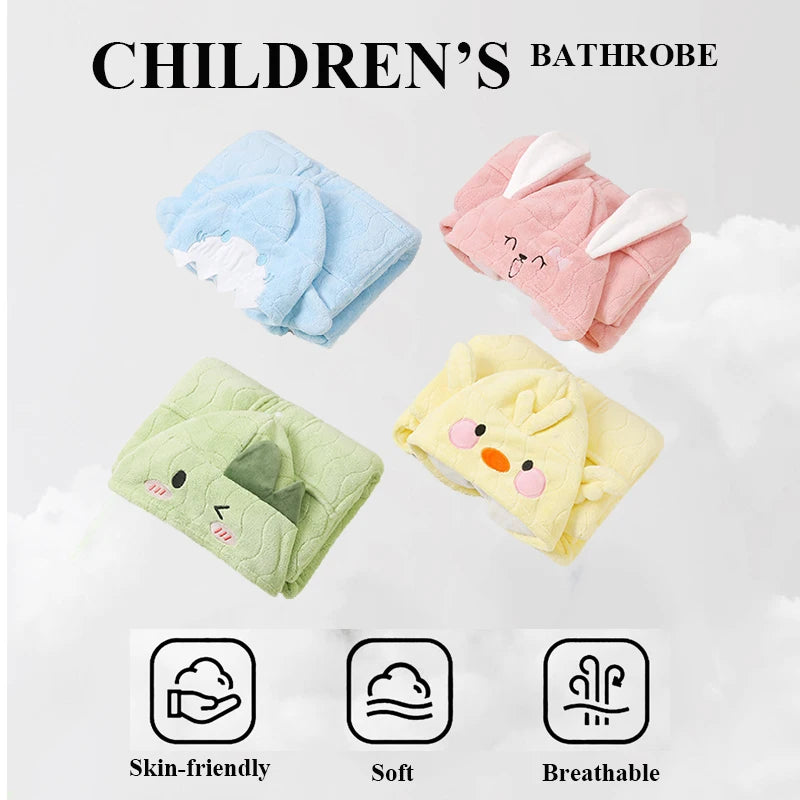 Peignoir de bain bébé rigolo