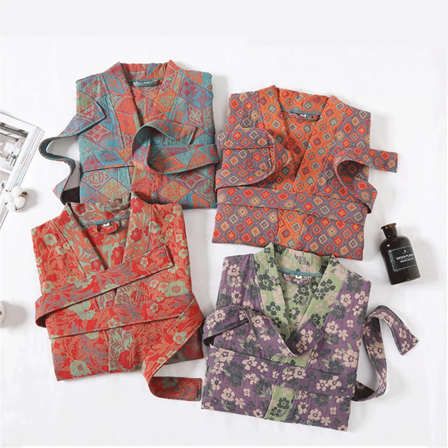 Peignoir de bain homme coton polyester