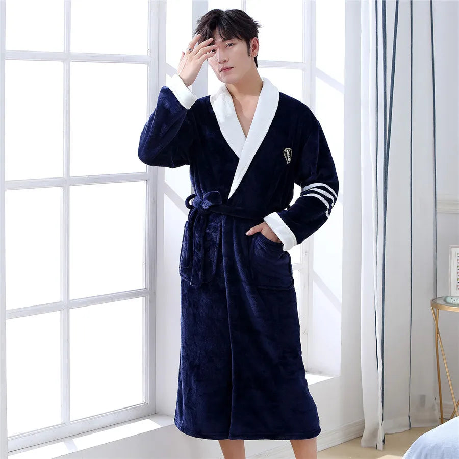 peignoir bain de mousse homme