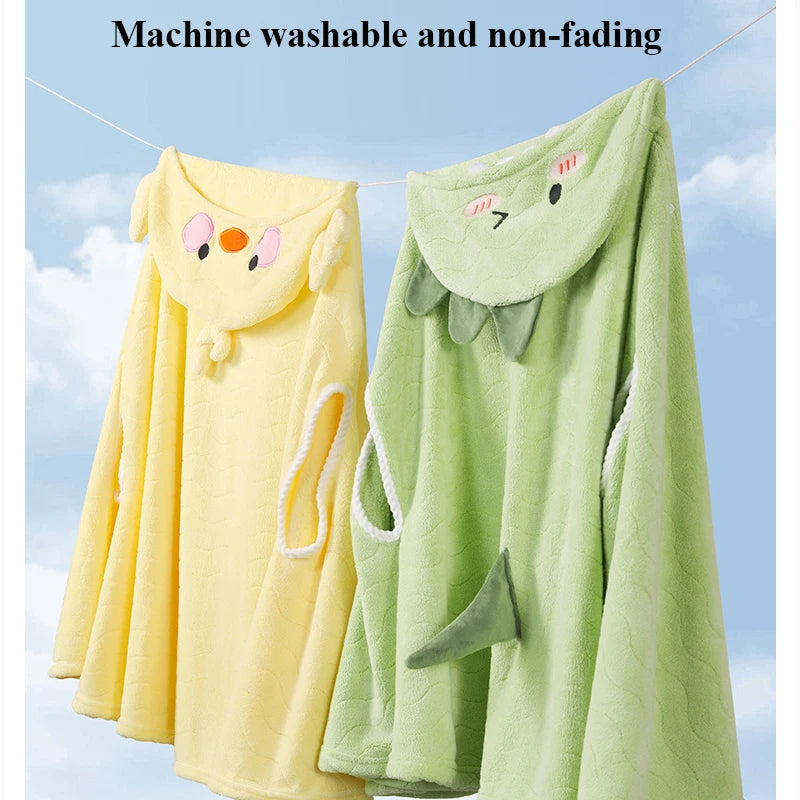 Peignoir de bain bébé rigolo