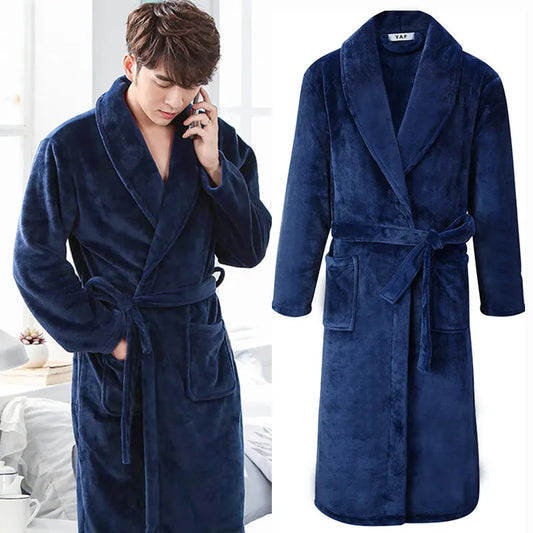 peignoir bain de mousse homme